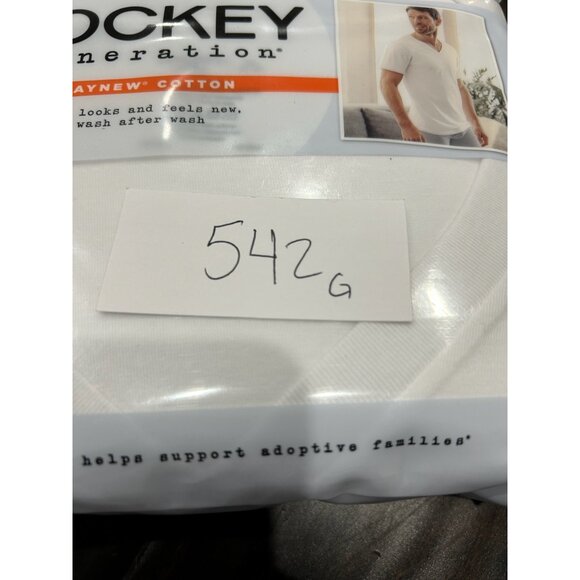 Jockey Generation 3 Pack Mens V Neck T-Shirts Sz XL Combed Cotton - Picture 7 of 8
